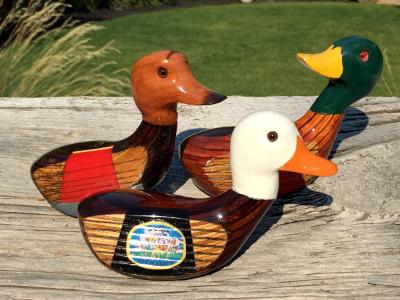 Set of Four Golf Club Ducks Set of Four Golf Club Ducks